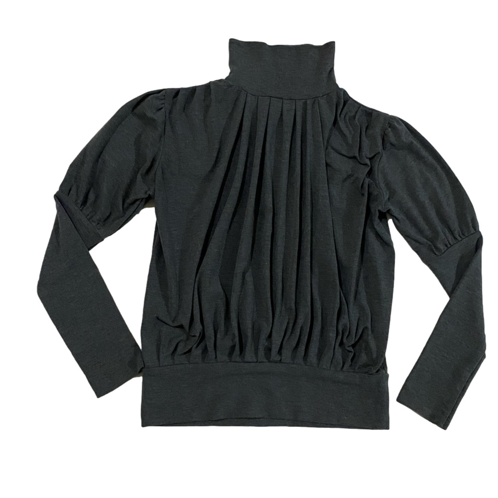 Kopa dark grey turtle neck bubble sleeves size  S